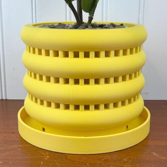 The Ulra Indoor Orchid Planter Pot with Drainage Tray, Modern Planter - Picture 2 of 9